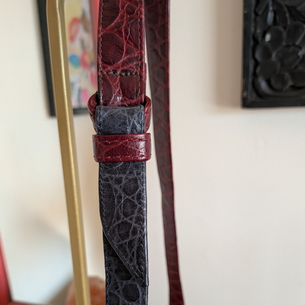 Sharif Usa Multicolor Patchwork Leather Shoulder … - image 3